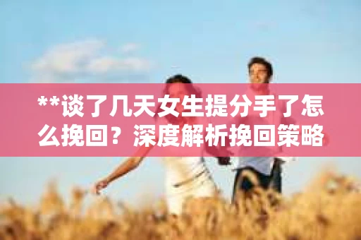 **谈了几天女生提分手了怎么挽回？深度解析挽回策略**