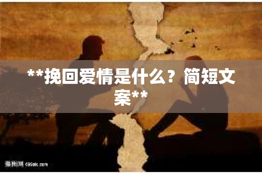 **挽回爱情是什么？简短文案**