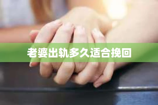 老婆出轨多久适合挽回