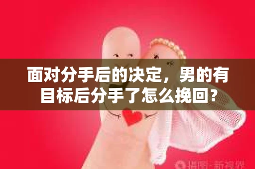 面对分手后的决定，男的有目标后分手了怎么挽回？