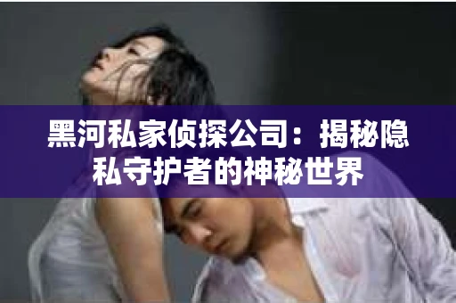 黑河私家侦探公司：揭秘隐私守护者的神秘世界