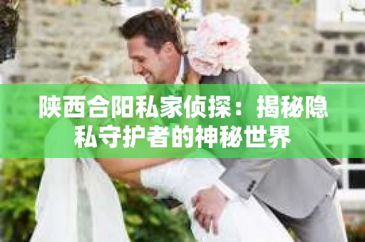 陕西合阳私家侦探：揭秘隐私守护者的神秘世界