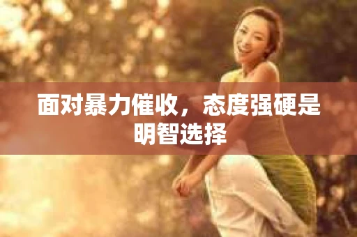 面对暴力催收，态度强硬是明智选择