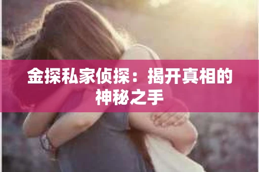 金探私家侦探：揭开真相的神秘之手