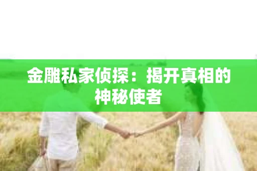 金雕私家侦探：揭开真相的神秘使者