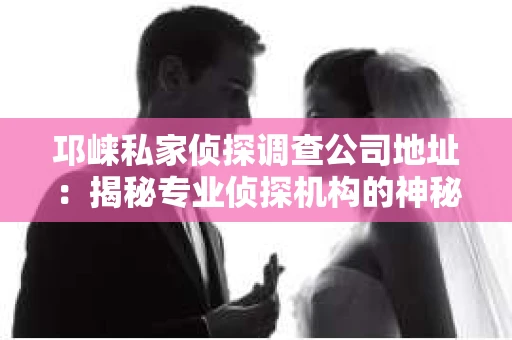 邛崃私家侦探调查公司地址：揭秘专业侦探机构的神秘面纱
