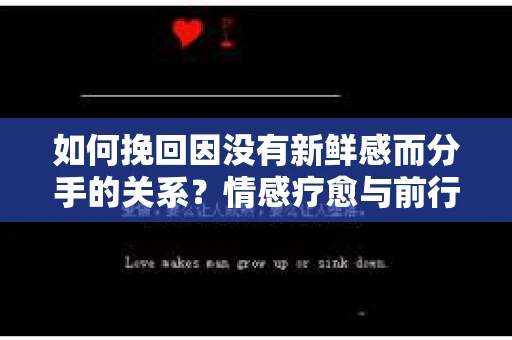 如何挽回因没有新鲜感而分手的关系？情感疗愈与前行计划