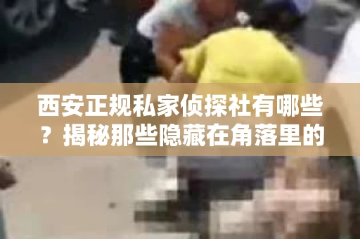 西安正规私家侦探社有哪些？揭秘那些隐藏在角落里的神秘力量