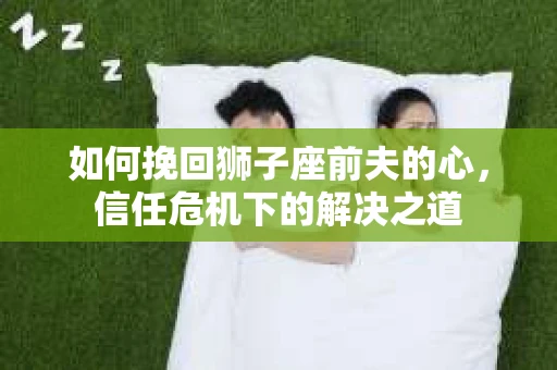 如何挽回狮子座前夫的心，信任危机下的解决之道